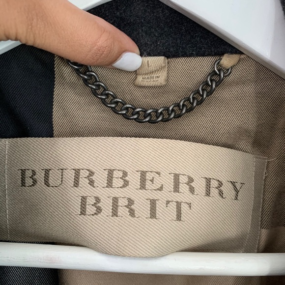 Mens Burberry Brit Wool Jacket - Picture 3 of 14